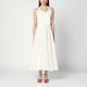 Patou  Ivory Dress With A Bow On The Back