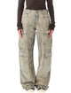Rick Owens Rick Owens Drkshdw Faded Cargo Pants