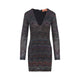 Missoni Multicolour Zigzag Knit Dress