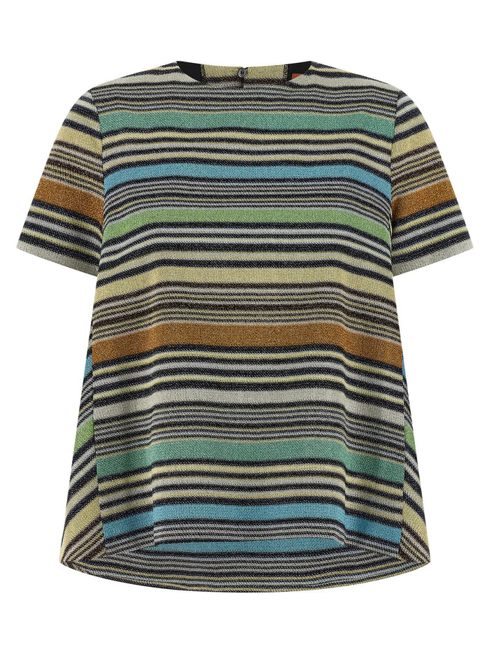 Missoni Lamé Stripes T-Shirt
