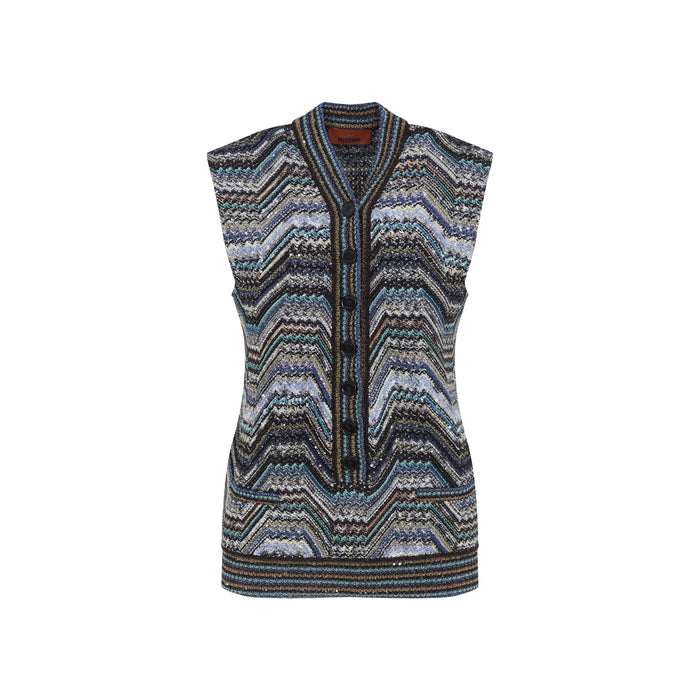 Missoni Multicolor Caperdoni Cotton Gilet