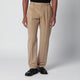 Santaniello Beige Trousers In Cotton