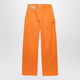 Jw Anderson Bright Orange Twisteddenim Jeans