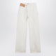 Jw Anderson White Twisted Denim Jeans