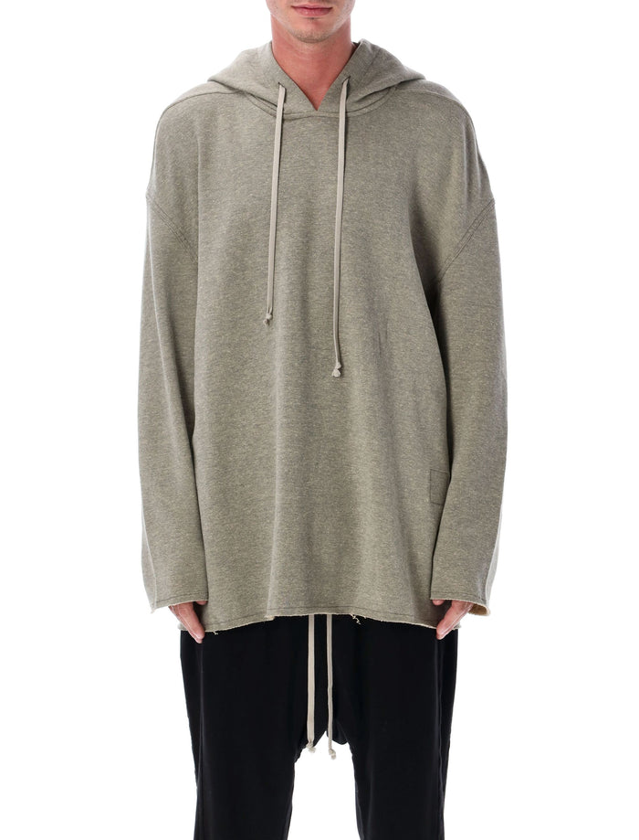 Drkshdw Rick Owens Drkshdw Grey Melange Peter Hoodie Sweatshirt