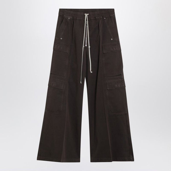 Drkshdw Dark Powder Grey Nylon Double Cargo Jumbo Belas Trousers