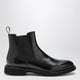 Doucal's Black Smooth Leather Ankle Boots