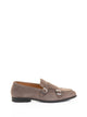 Doucal's Double Buckle Suede Moccasin