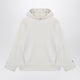 Douuod Ivory Cotton Blend Hoodie