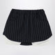 Douuod Navy Blue Pinstripe Grace Skirt