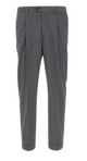 Devore Grey Cotton Trousers
