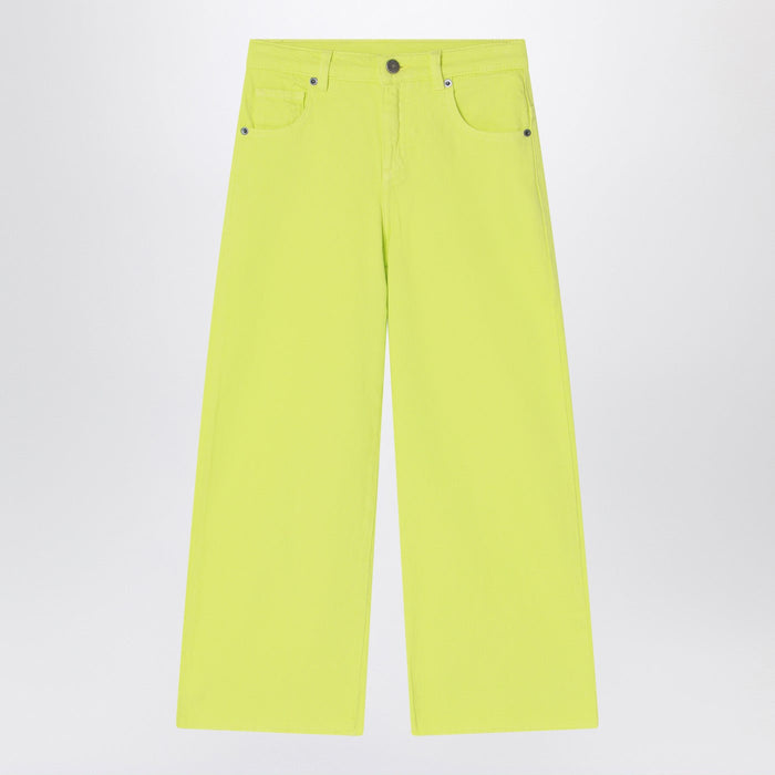 Douuod Lime Yellow Cotton Pants