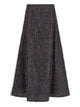 Peserico Skirt With Metallic Fringes