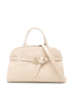 Coccinelle Sandshell Top Handle Leather Bag