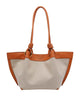 Coccinelle Beige Medium Finn Shoulder Bag