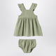 Teddy & Minou Sage Green Dress With Ruffles
