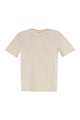 Majestic Linen Crew-Neck T-Shirt