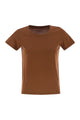 Majestic Crew-Neck Short-Sleeved Cotton T-Shirt
