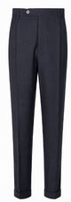 Gta Charcoal Gray Virgin Wool Cotton Polyamide Trousers