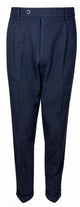 Gta Blue Cotton Lino Polyamide Trousers