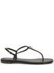 Giuseppe Zanotti Muse Laminated Lamb Kidskin Sandal