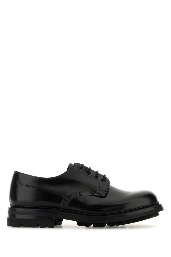 Church's Black Leather Mc Neil Lw Lace-Up Shoes
