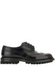 Church's Black Calf Leather Flat Shoes