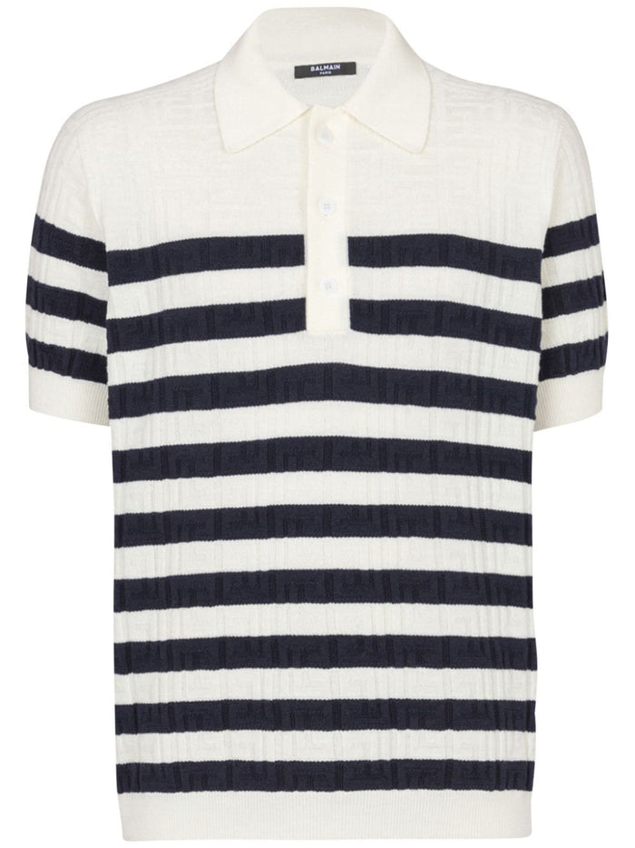 Balmain Classic Ss Polo Shirt