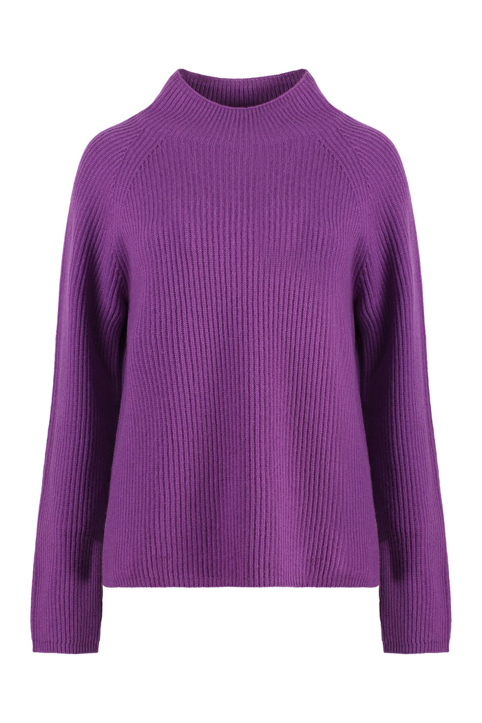 S Max Mara Elica Wool And Cachemire Turtleneck Pullover