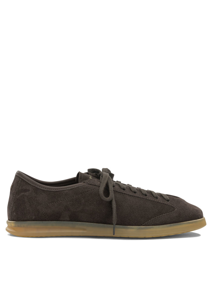 Henderson Brown Lamb Leather Sneakers