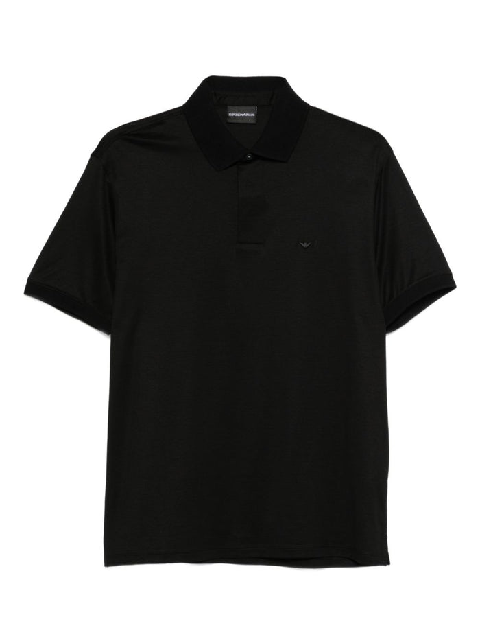 Emporio Armani Lyocell Cotton Polo Shirt