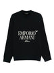 Emporio Armani Emporio Armani Logo-Embroidered Crew-Neck Sweatshirt