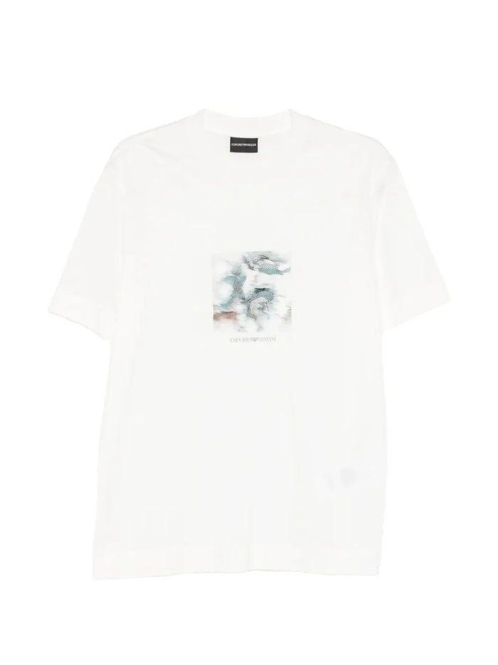 Emporio Armani Lyocell Cotton T-Shirt