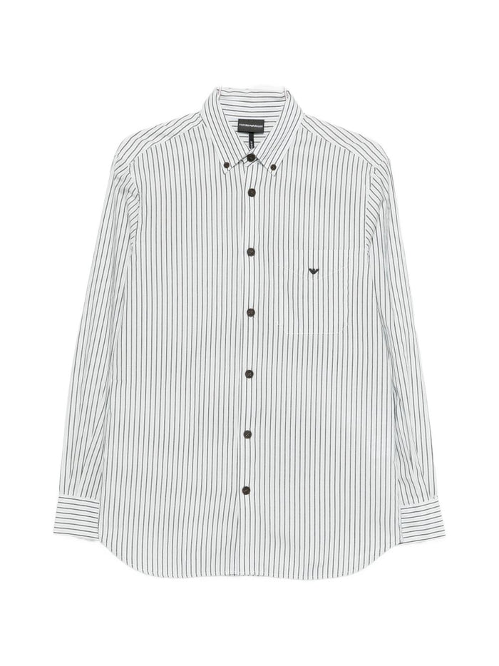 Emporio Armani Striped Cotton Shirt