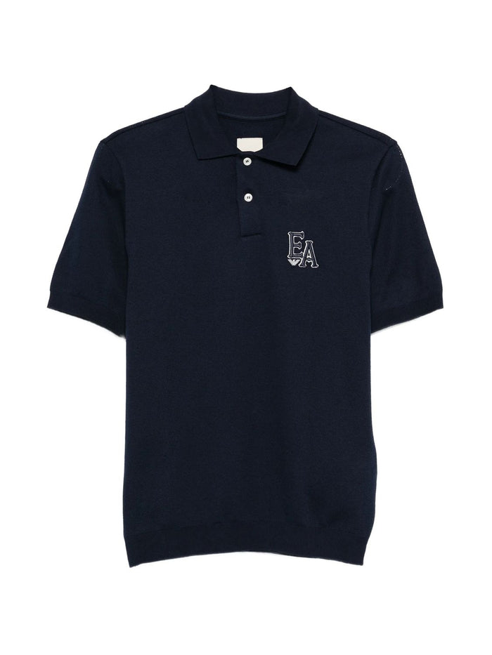 Emporio Armani Emporio Armani Logo-Appliqué Polo Shirt