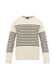 Emporio Armani Linen Blend Striped Jumper