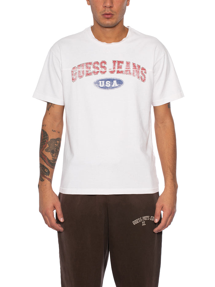Guess Cotton Crew Neck T-Shirt