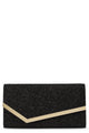 Jimmy Choo Clutch Emmie In Glitter Leather