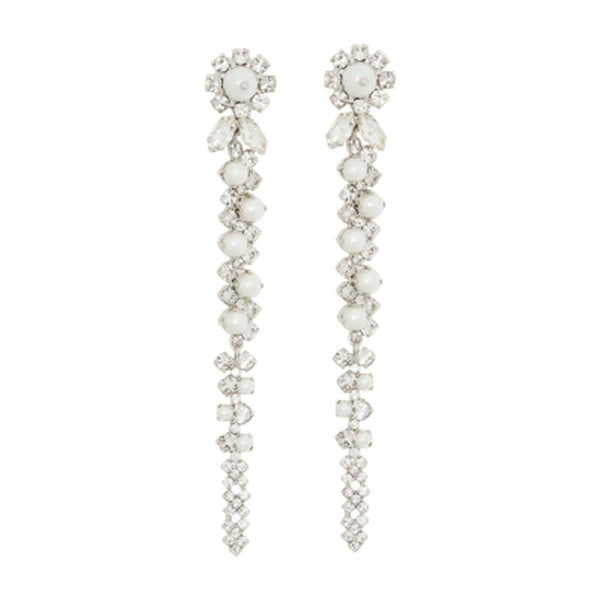 Simone Rocha Drip Earrings -  - Crystal - Ivory