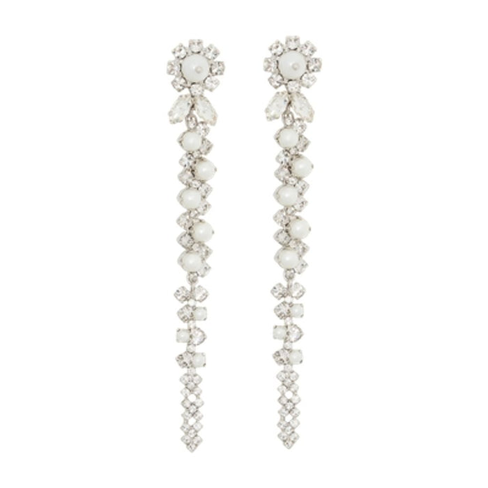 Simone Rocha Drip Earrings -  - Crystal - Ivory
