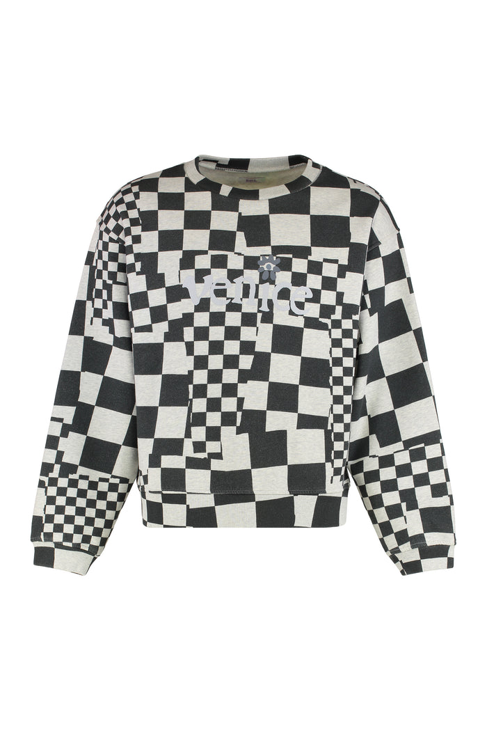 Erl Cotton Crew-Neck Sweatshirt