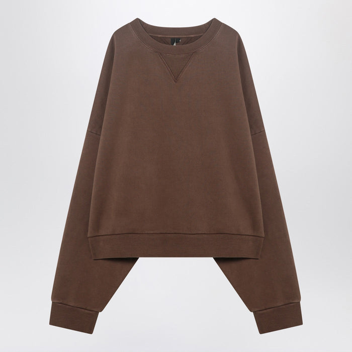 Entire Studios Brown Sweatshirt In Cotton