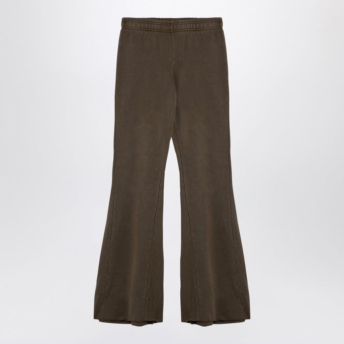 Entire Studios Organic Cotton Military Green Flared Trousers
