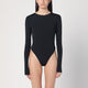 Entire Studios Black Nylon-Blend Bodysuit
