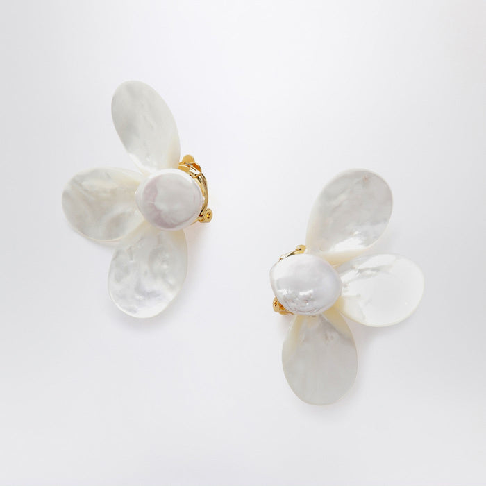 Éliou Fada White Earrings