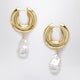 Éliou Pearl Gold Earrings