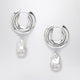 Éliou Pearl Silver Earrings