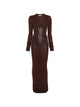 Entire Studios Long Sleeve V Neck Midi
