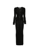 Entire Studios Long-Sleeved Midi Dress With V-Neck