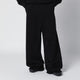 Entire Studios Black Wide-Leg Cotton Jogging Trousers